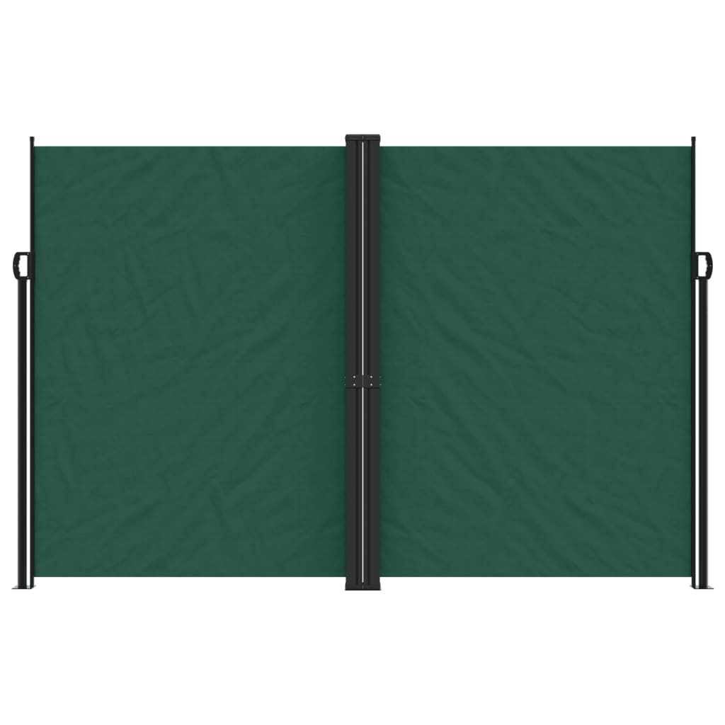 Retractable Side Awning Dark Green 220x1200 cm