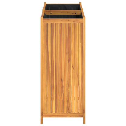 Garden Planter with Liner 84x42x100 cm Solid Wood Acacia