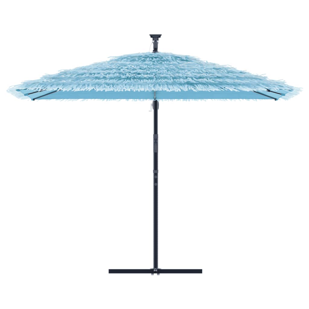 Garden Parasol with Steel Pole Blue 290x290x238 cm