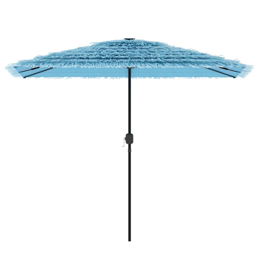 Garden Parasol with Steel Pole Blue 300x200x250 cm