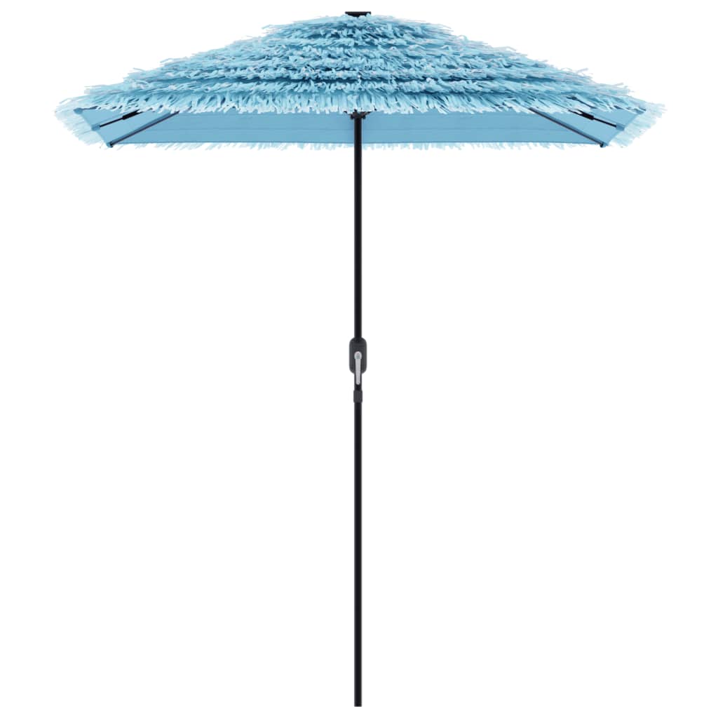 Garden Parasol with Steel Pole Blue 300x200x250 cm