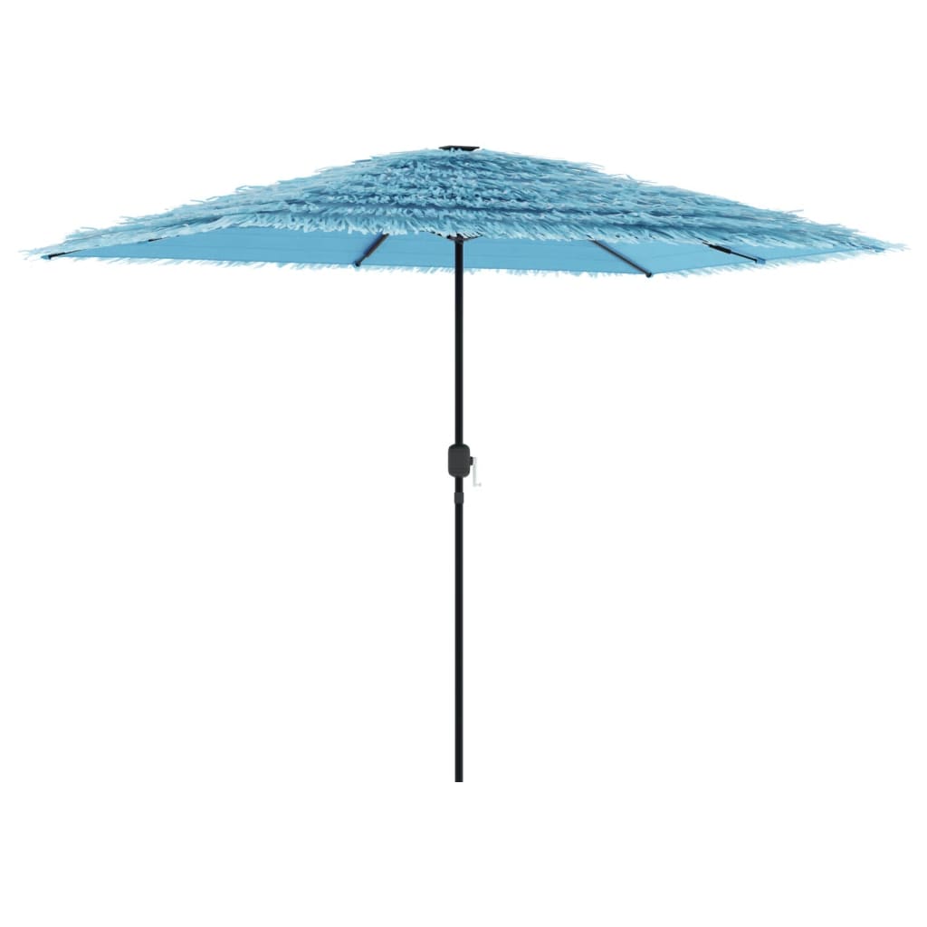 Garden Parasol with Steel Pole Blue 300x200x250 cm