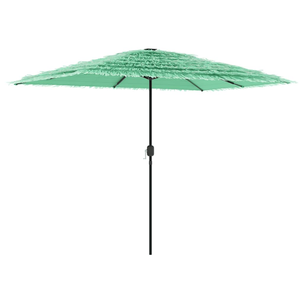 Garden Parasol with Steel Pole Green 300x200x250 cm