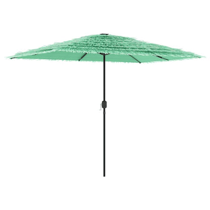 Garden Parasol with Steel Pole Green 300x200x250 cm