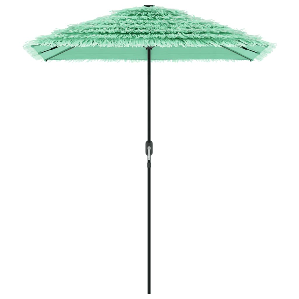 Garden Parasol with Steel Pole Green 300x200x250 cm