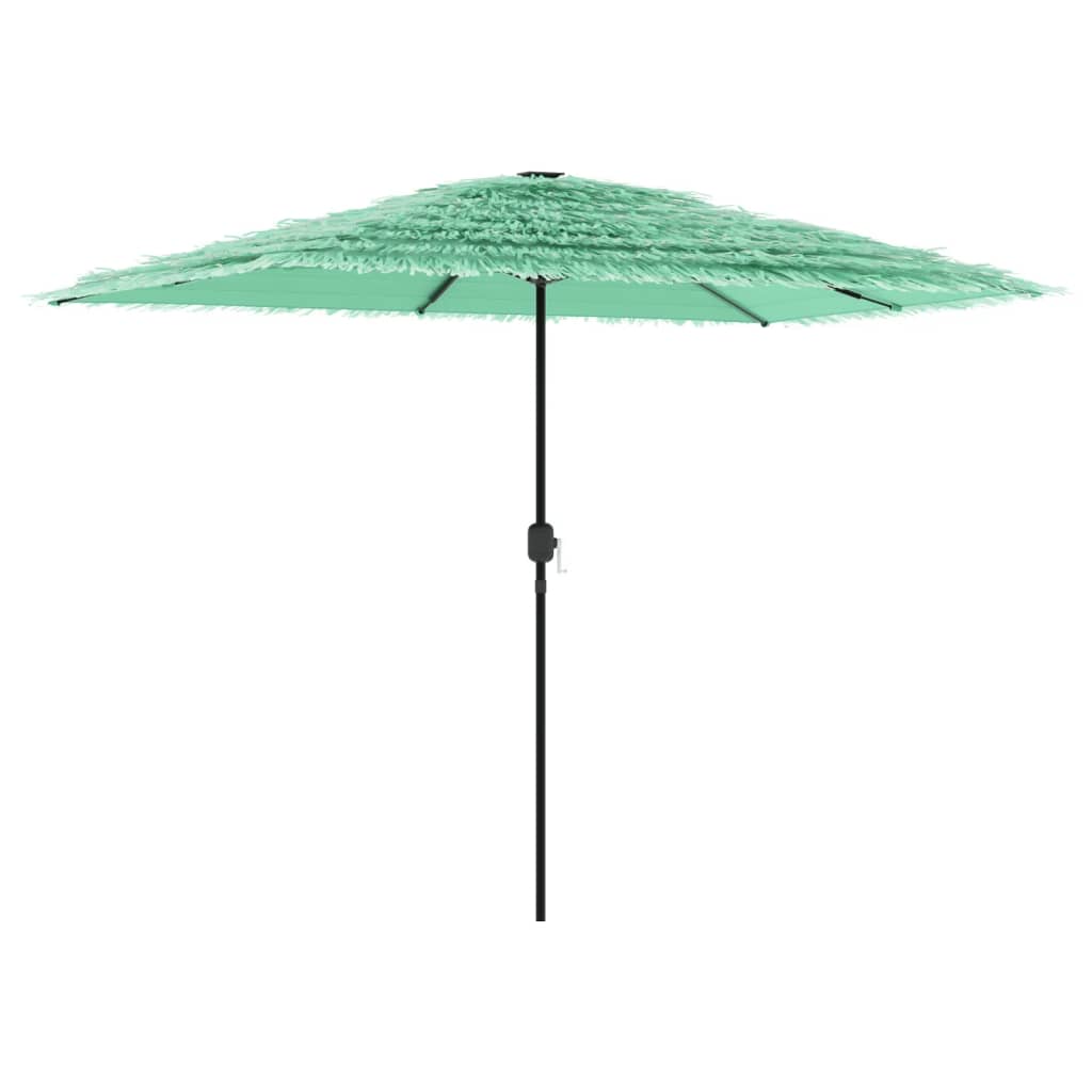 Garden Parasol with Steel Pole Green 300x200x250 cm