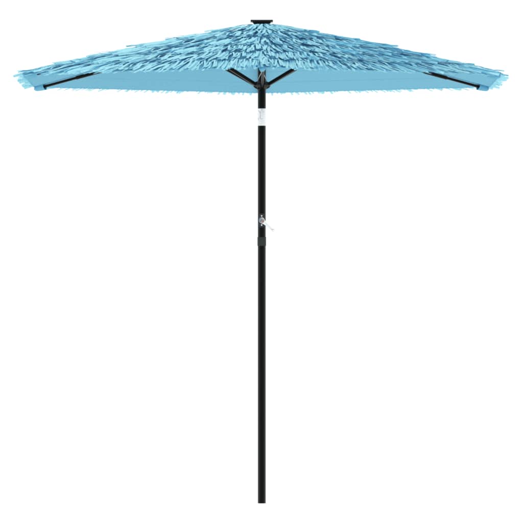 Garden Parasol with Steel Pole Blue 268x268x226 cm