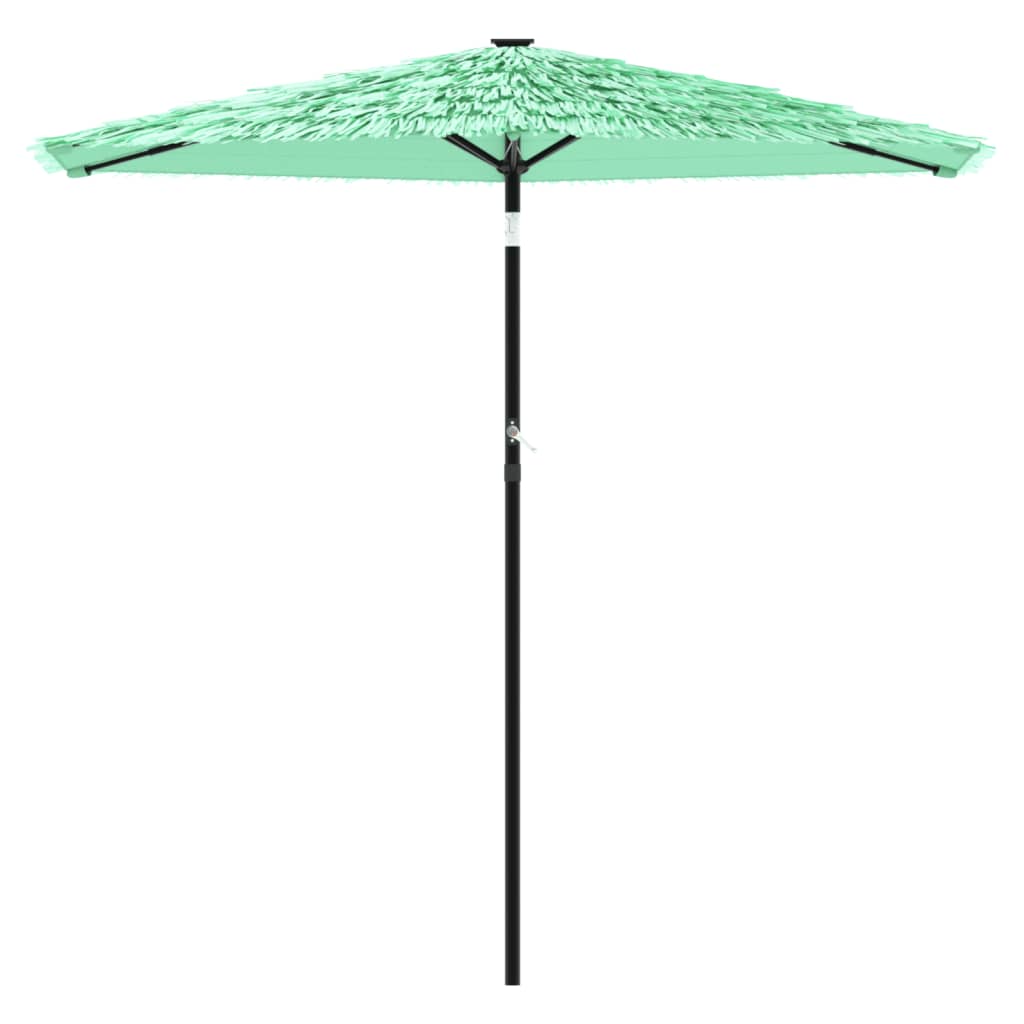 Garden Parasol with Steel Pole Green 268x268x226 cm