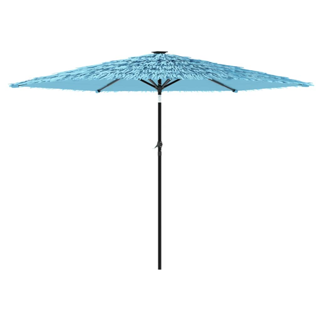 Garden Parasol with Steel Pole Blue 288x288x225 cm