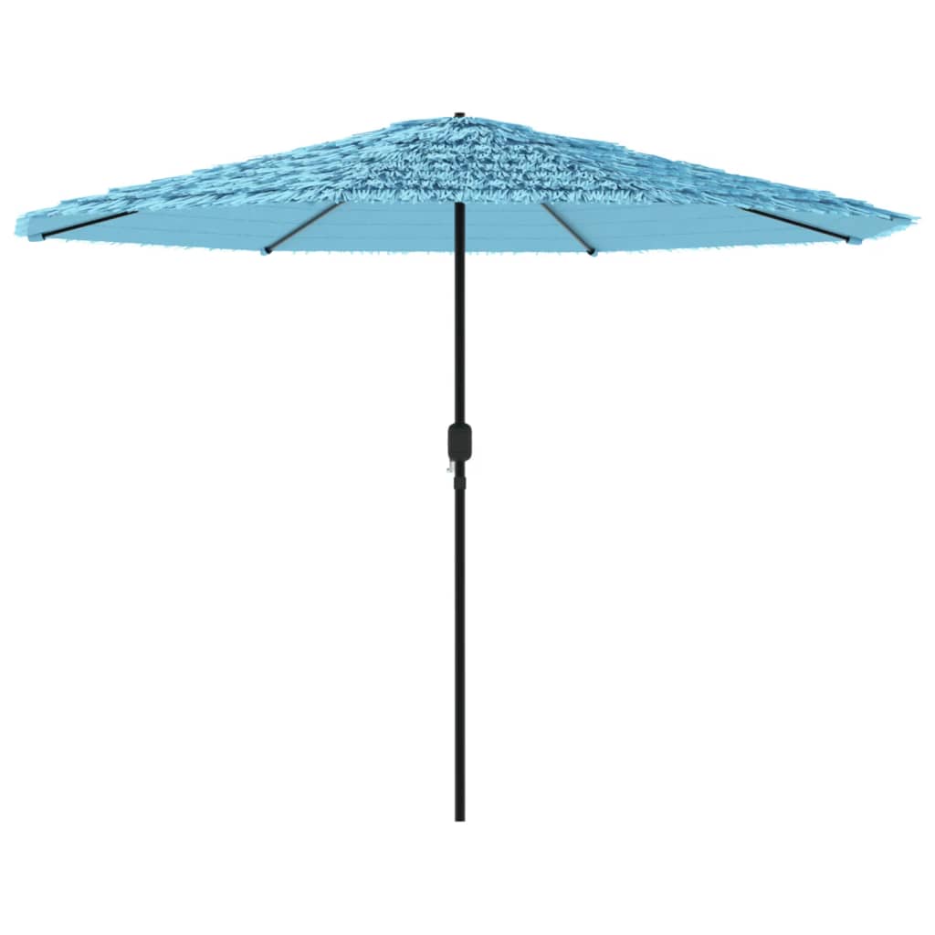 Garden Parasol with Steel Pole Blue 324x324x247 cm