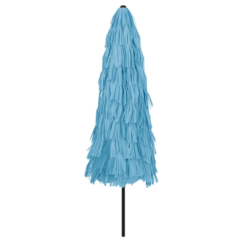 Garden Parasol with Steel Pole Blue 324x324x247 cm