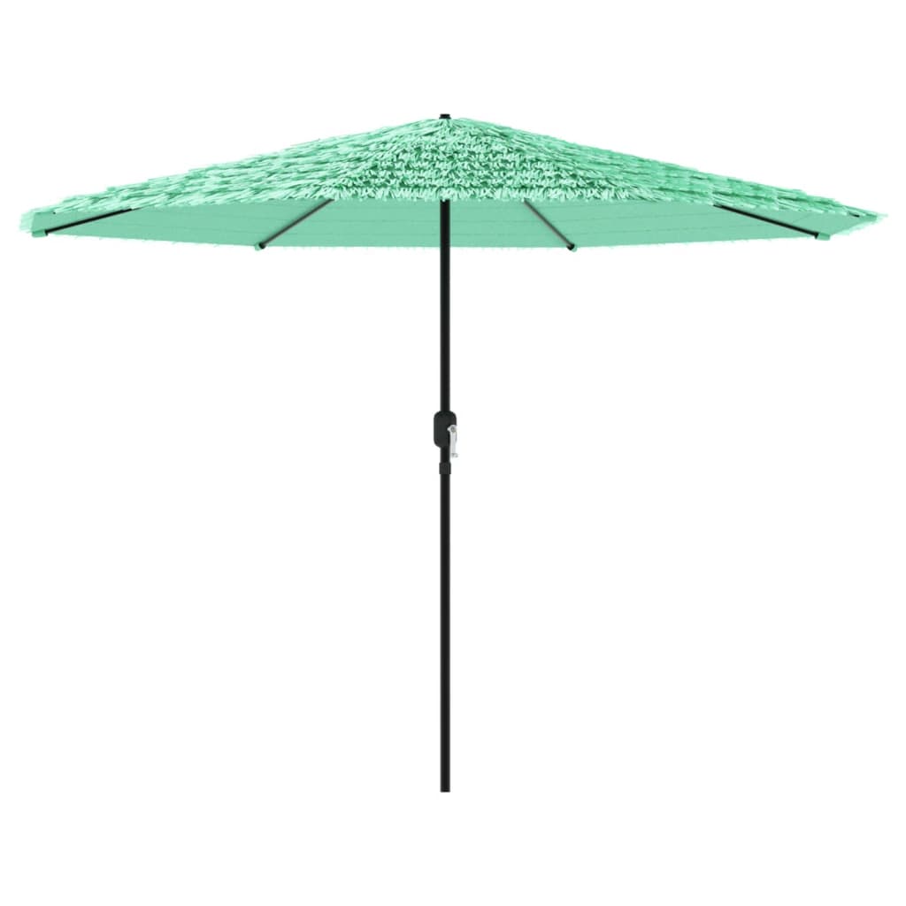 Garden Parasol with Steel Pole Green 324x324x247 cm