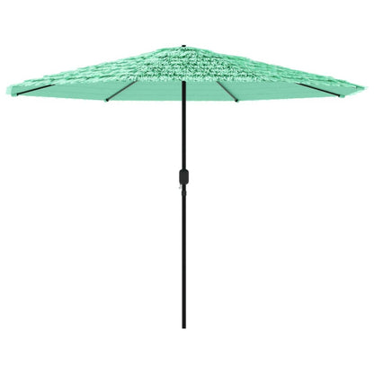 Garden Parasol with Steel Pole Green 324x324x247 cm