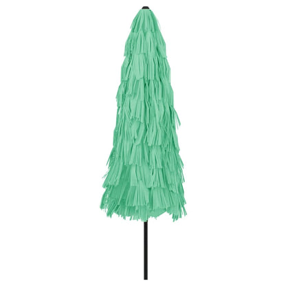 Garden Parasol with Steel Pole Green 324x324x247 cm