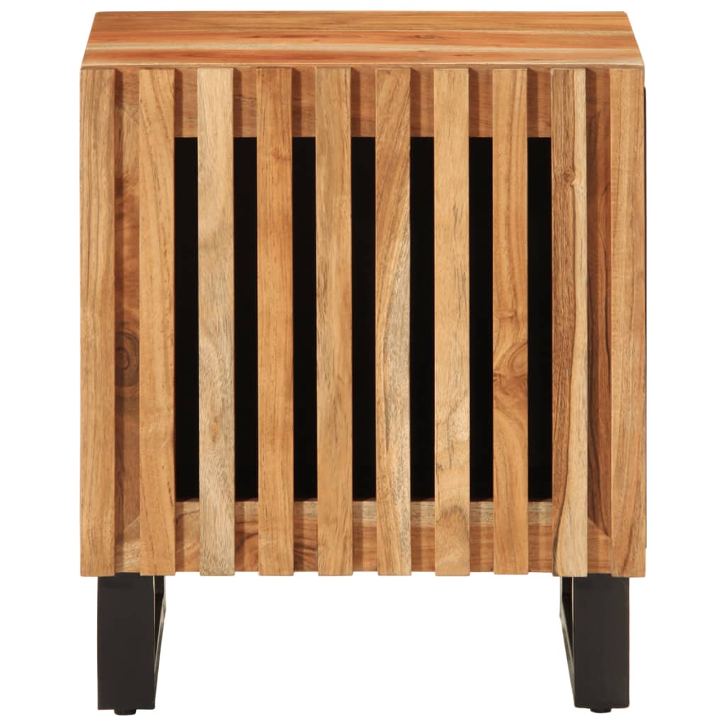 Bedside Cabinet 40x34x46 cm Solid Wood Acacia