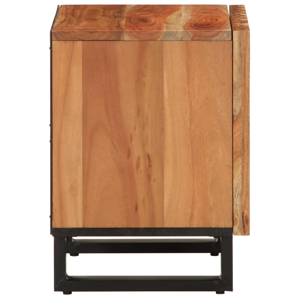 Bedside Cabinet 40x34x46 cm Solid Wood Acacia