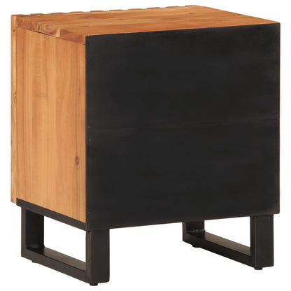 Bedside Cabinet 40x34x46 cm Solid Wood Acacia