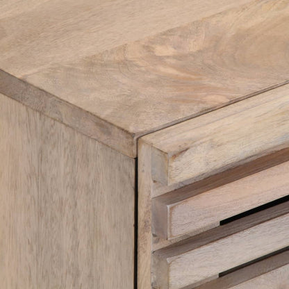 Bedside Cabinets 2 pcs 40x33x46 cm Solid Wood Bleached Mango