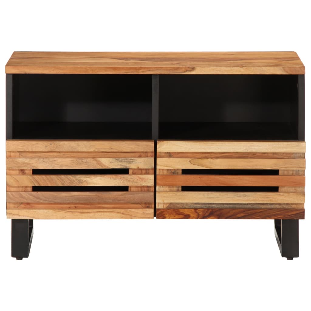 TV Cabinet 70x34x46 cm Solid Wood Acacia