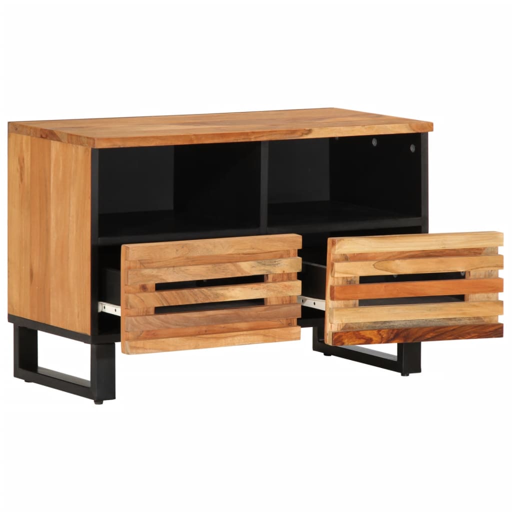 TV Cabinet 70x34x46 cm Solid Wood Acacia