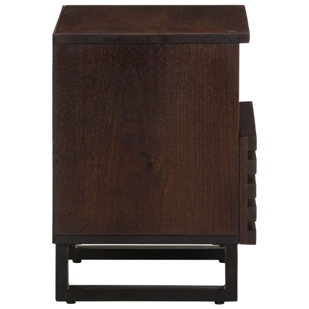 Bedside Cabinets 2 pcs 40x33x46 cm Solid Wood Mango