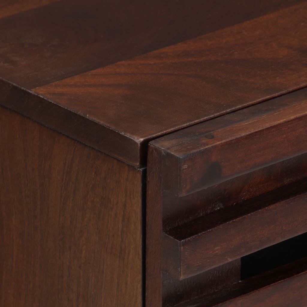 Bedside Cabinet Brown 50x34x62 cm Solid Wood Mango