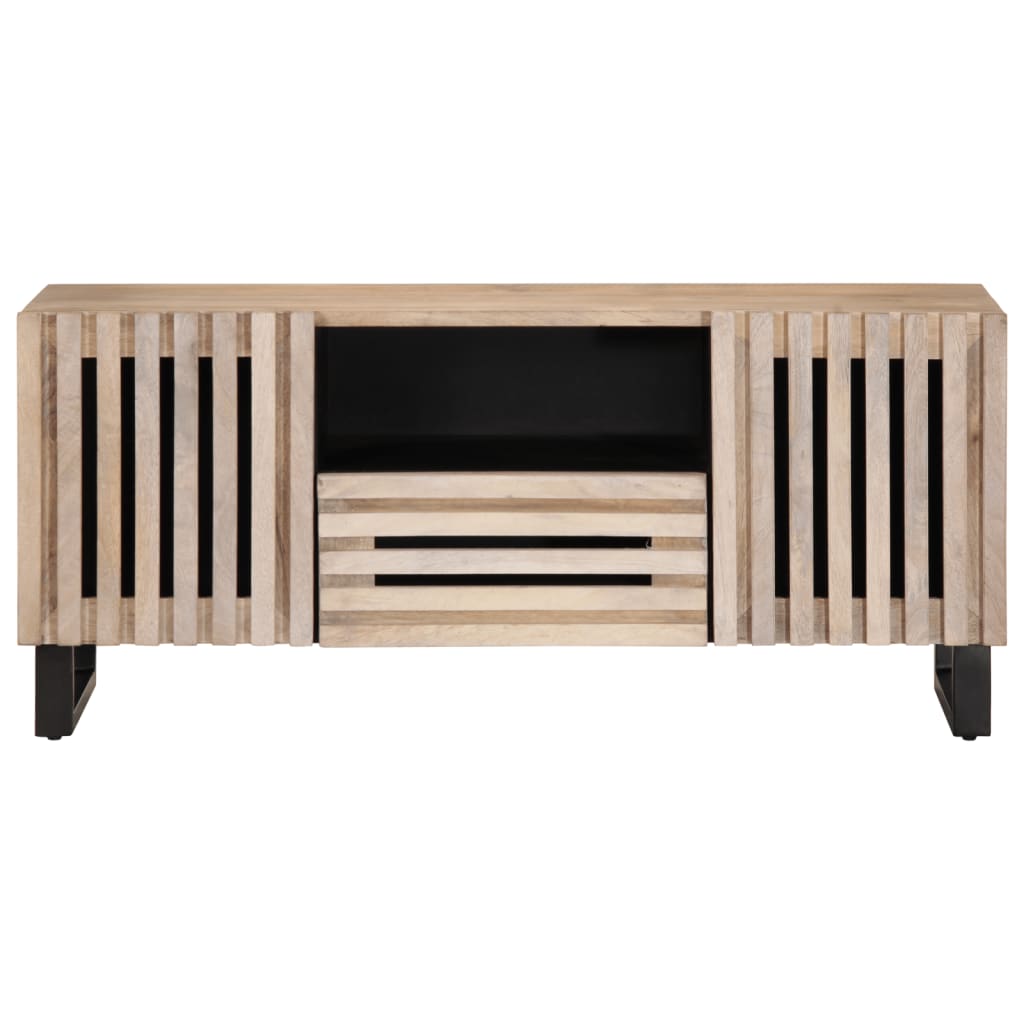 TV Cabinet 100x34x46 cm Solid Wood Mango