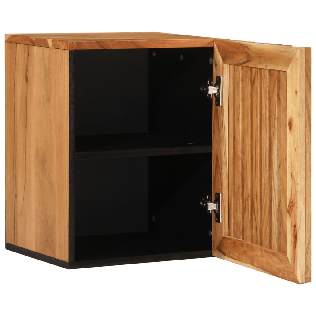 Bathroom Wall Cabinet 38x34x48 cm Solid Wood Acacia