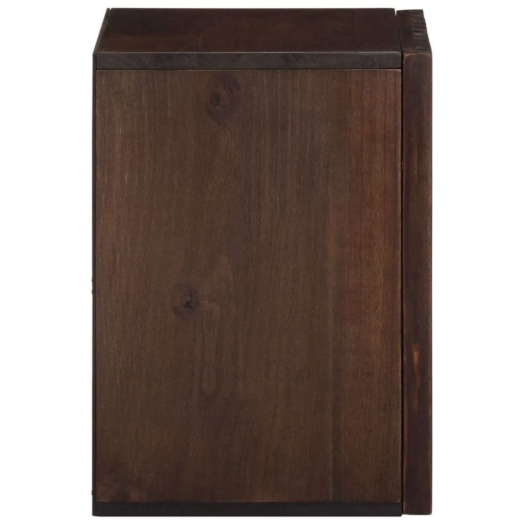 Bathroom Wall Cabinet 38x34x48 cm Brown Solid Wood Mango