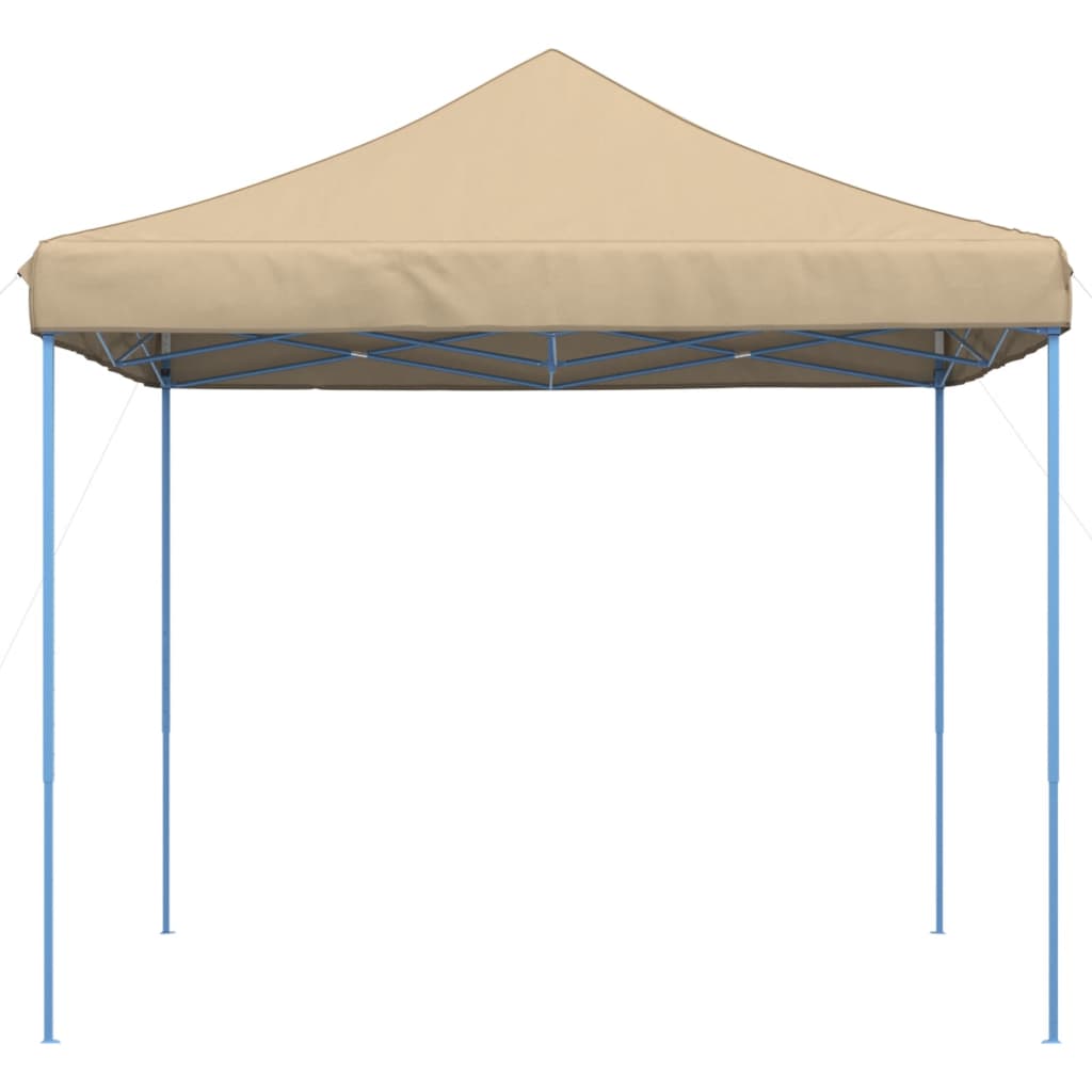 Foldable Party Tent Pop-Up Beige 292x292x315 cm