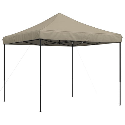 Foldable Party Tent Pop-Up Taupe 292x292x315 cm