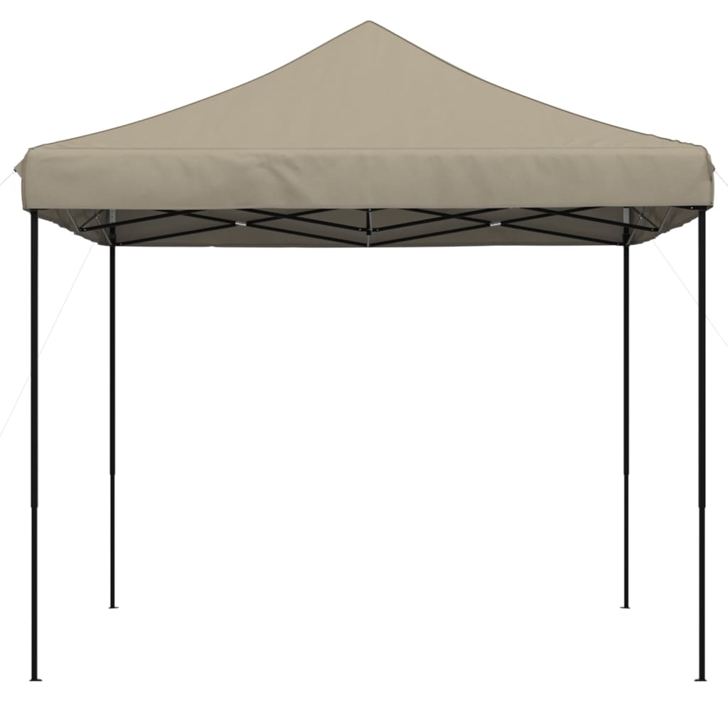 Foldable Party Tent Pop-Up Taupe 292x292x315 cm