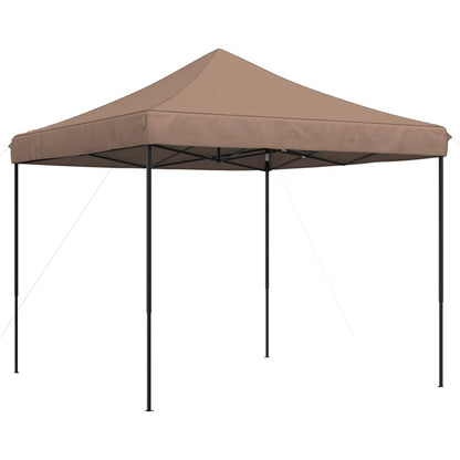 Foldable Party Tent Pop-Up Brown 292x292x315 cm