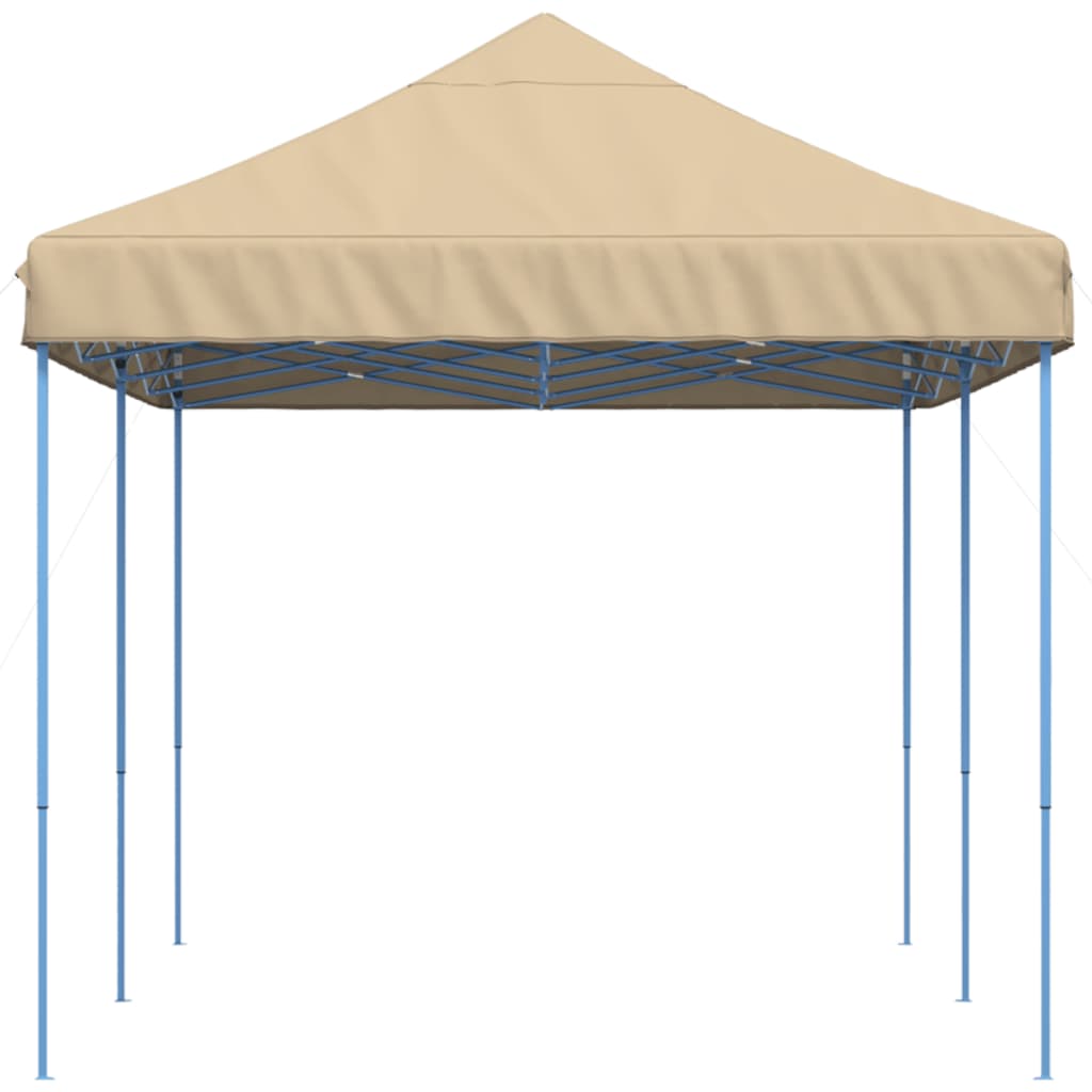 Foldable Party Tent Pop-Up Beige 580x292x315 cm