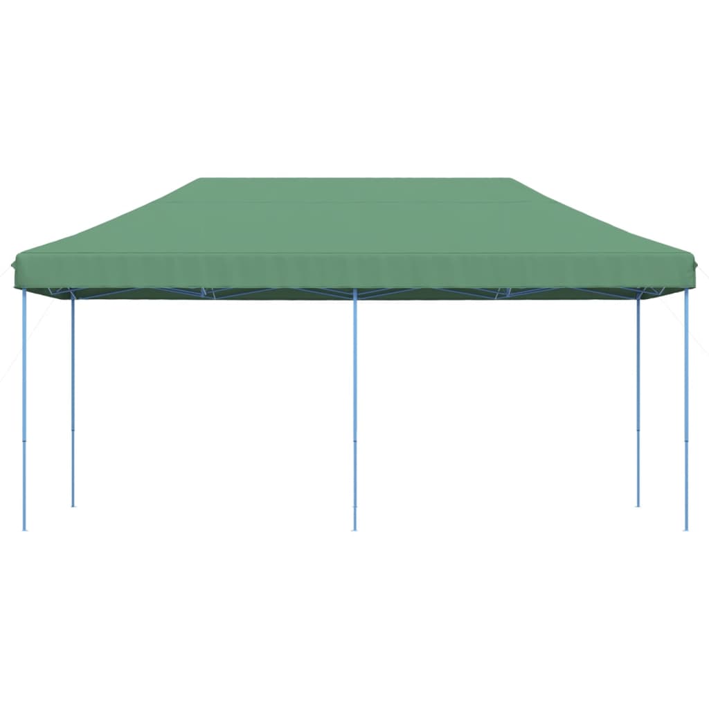 Foldable Party Tent Pop-Up Green 580x292x315 cm