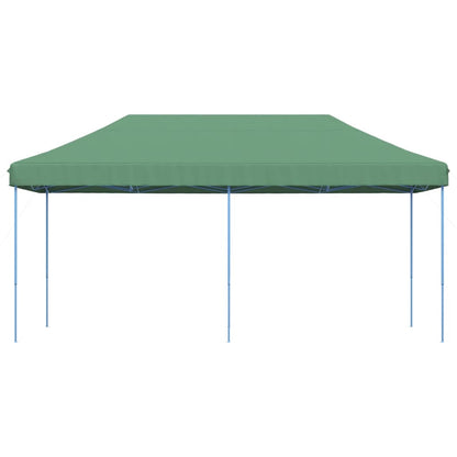 Foldable Party Tent Pop-Up Green 580x292x315 cm