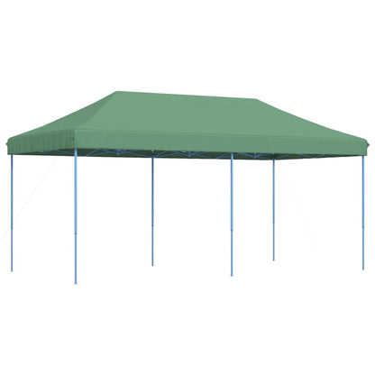 Foldable Party Tent Pop-Up Green 580x292x315 cm