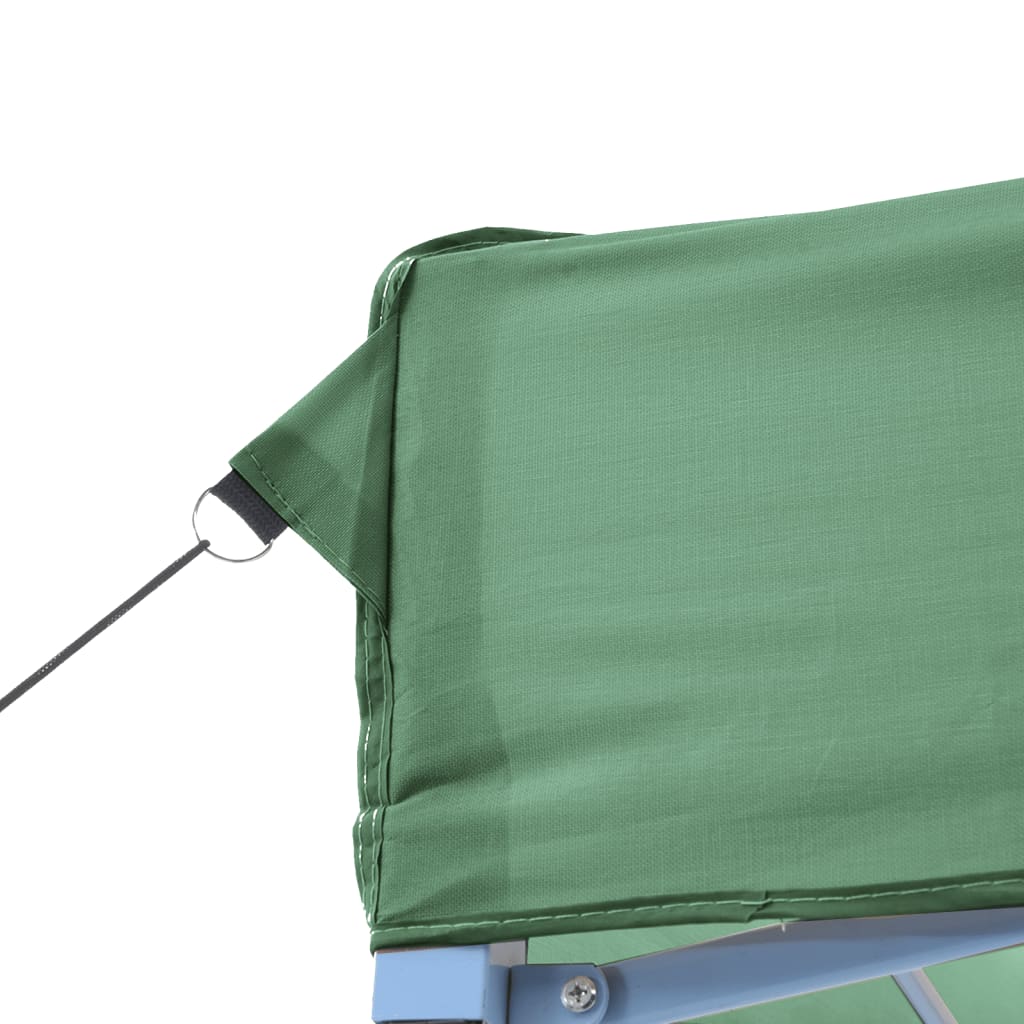 Foldable Party Tent Pop-Up Green 580x292x315 cm