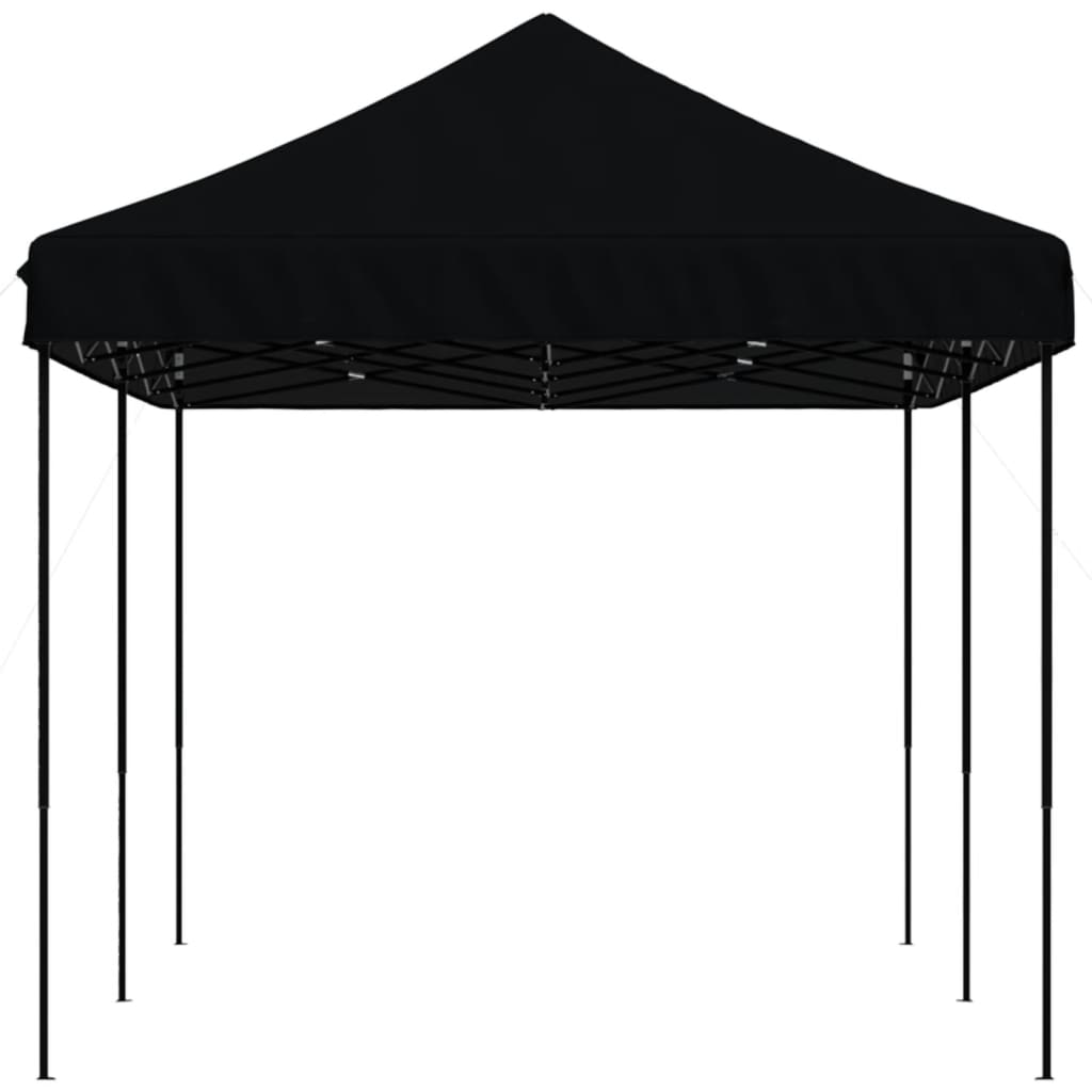 Foldable Party Tent Pop-Up Black 580x292x315 cm