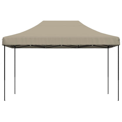 Foldable Party Tent Pop-Up Taupe 440x292x315 cm