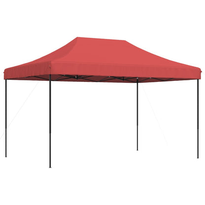 Foldable Party Tent Pop-Up Burgundy 440x292x315 cm