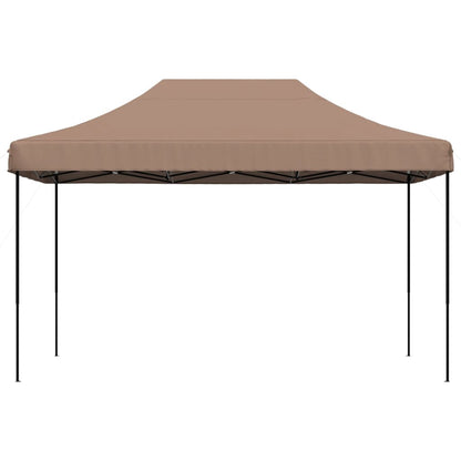 Foldable Party Tent Pop-Up Brown 440x292x315 cm