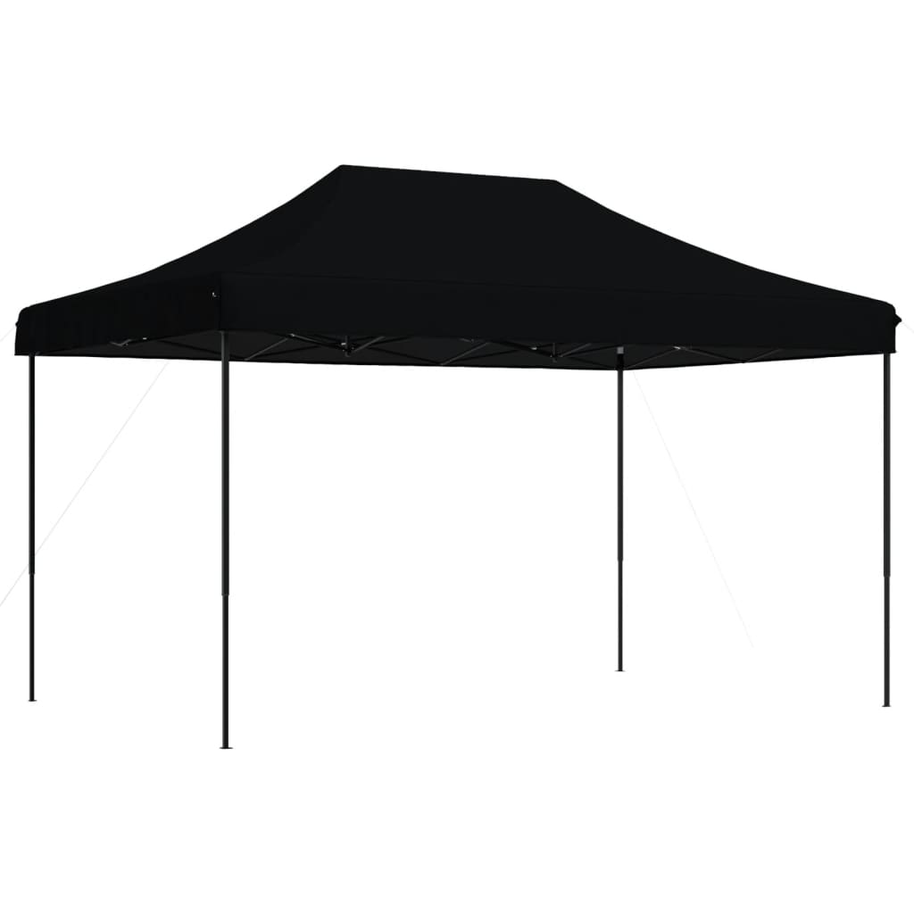 Foldable Party Tent Pop-Up Black 440x292x315 cm