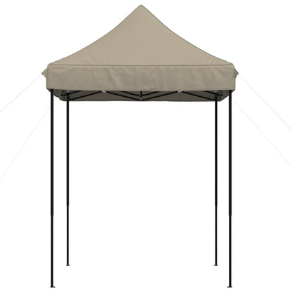 Foldable Party Tent Pop-Up Taupe 200x200x306 cm