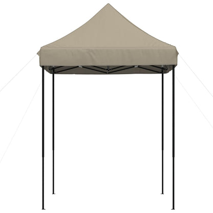 Foldable Party Tent Pop-Up Taupe 200x200x306 cm