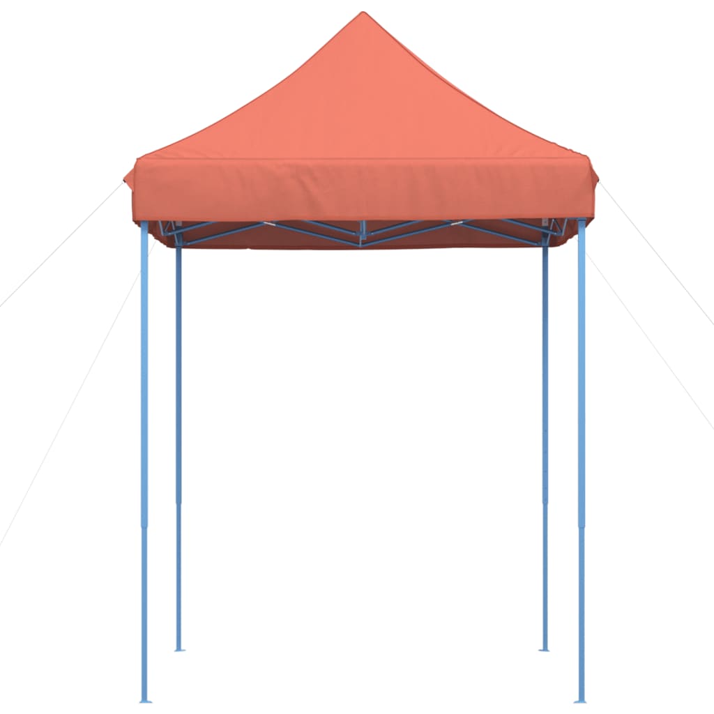 Foldable Party Tent Pop-Up Terracotta 200x200x306 cm