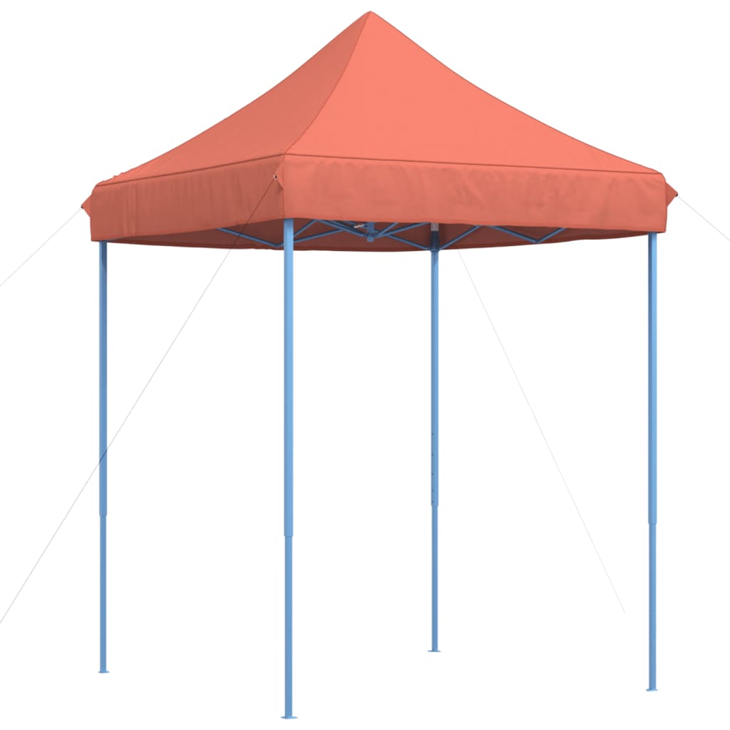 Foldable Party Tent Pop-Up Terracotta 200x200x306 cm