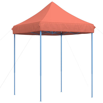 Foldable Party Tent Pop-Up Terracotta 200x200x306 cm