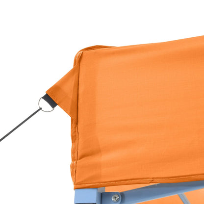 Foldable Party Tent Pop-Up with 4 Sidewalls Orange