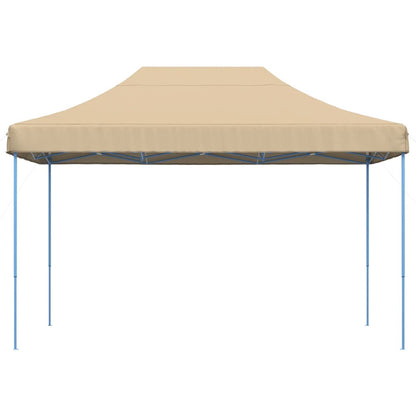 Foldable Party Tent Pop-Up Beige 410x279x315 cm